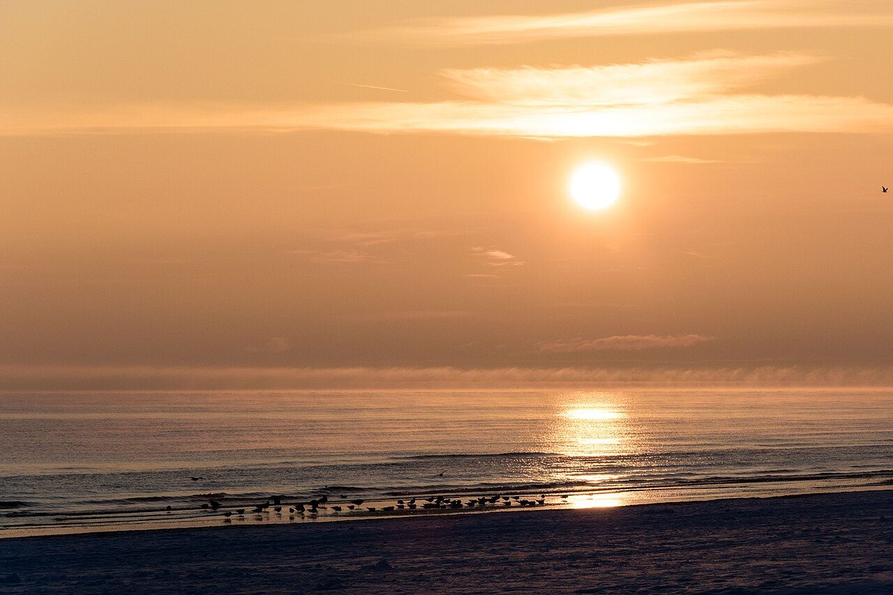 Sunrise over the Baltic Sea